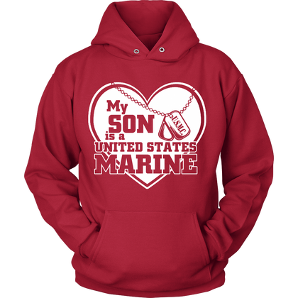 FunkyShirty My Son is a United States Marine (Women)  Creative Design - FunkyShirty