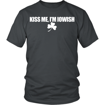 FunkyShirty Kiss me, I'm Iowish (Men)  Creative Design - FunkyShirty