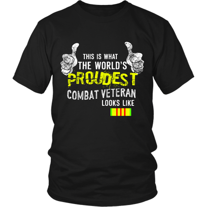 FunkyShirty This is what the world proudest combat veteran looks like (Men)  Creative Design - FunkyShirty