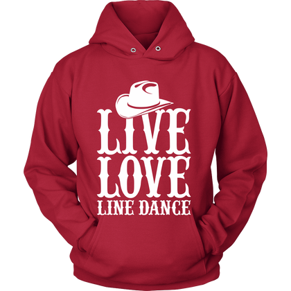 FunkyShirty Live Love Line Dance (Women)  Creative Design - FunkyShirty