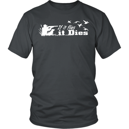 FunkyShirty If it flies it Dies (Men)  Creative Design - FunkyShirty