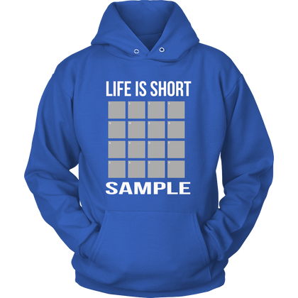 FunkyShirty Life is short Sample (Women)  Creative Design - FunkyShirty