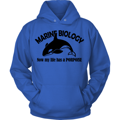 FunkyShirty Marine Biology Now my Life has a Porpoise (Women)  Creative Design - FunkyShirty