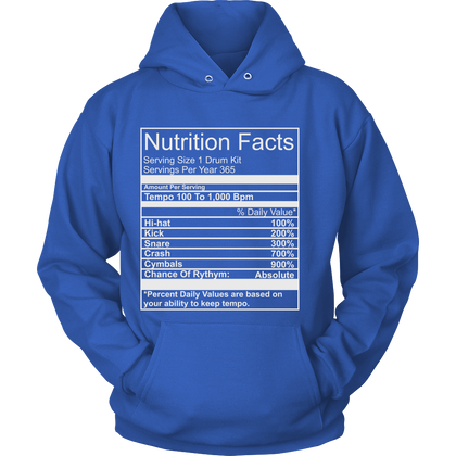 FunkyShirty Nutrition Facts (Women)  Creative Design - FunkyShirty