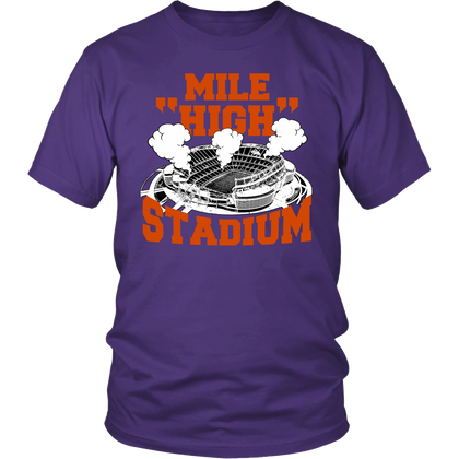 FunkyShirty Mile High Stadium (Men)  Creative Design - FunkyShirty