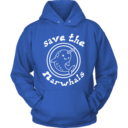 FunkyShirty Save The Narwhals (Women)  Creative Design - FunkyShirty