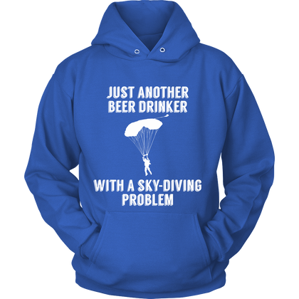 FunkyShirty Just Another Beer Drinker With a Sky Diving Problem (Women)  Creative Design - FunkyShirty